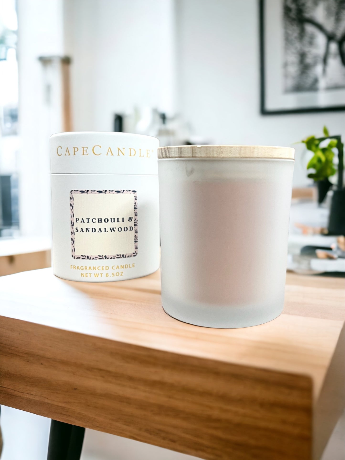 BOGO Candle Deal! 8.5 oz Frosted Scented Jar Candle With Gift Box - **Add multiple to cart to apply