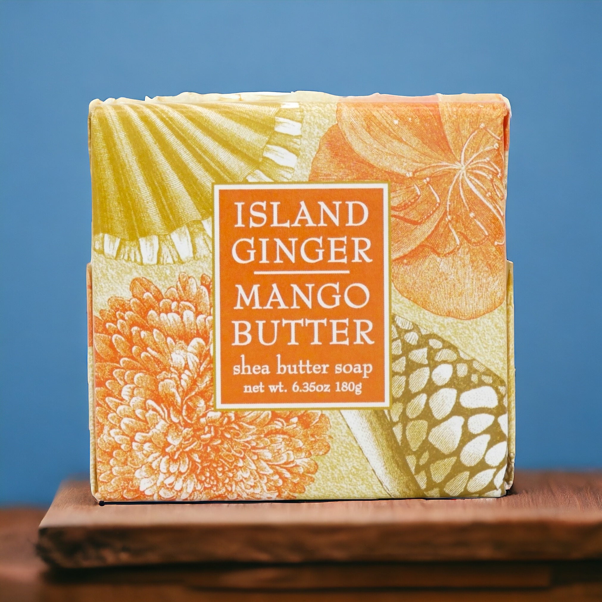 Island Ginger Mango Butter Shea Butter Soap by Greenwich Bay Trading Co.