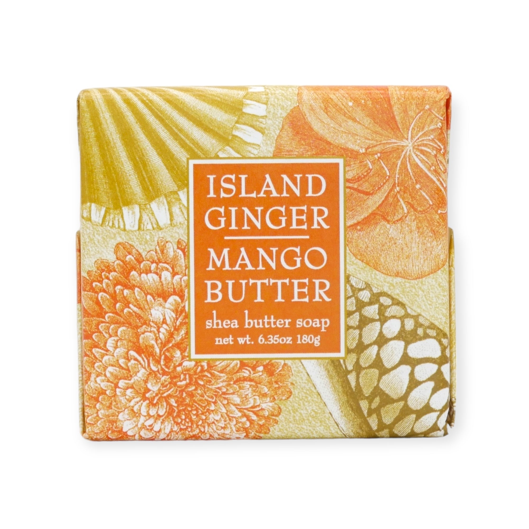 Island Ginger Mango Butter Shea Butter Soap by Greenwich Bay Trading Co.