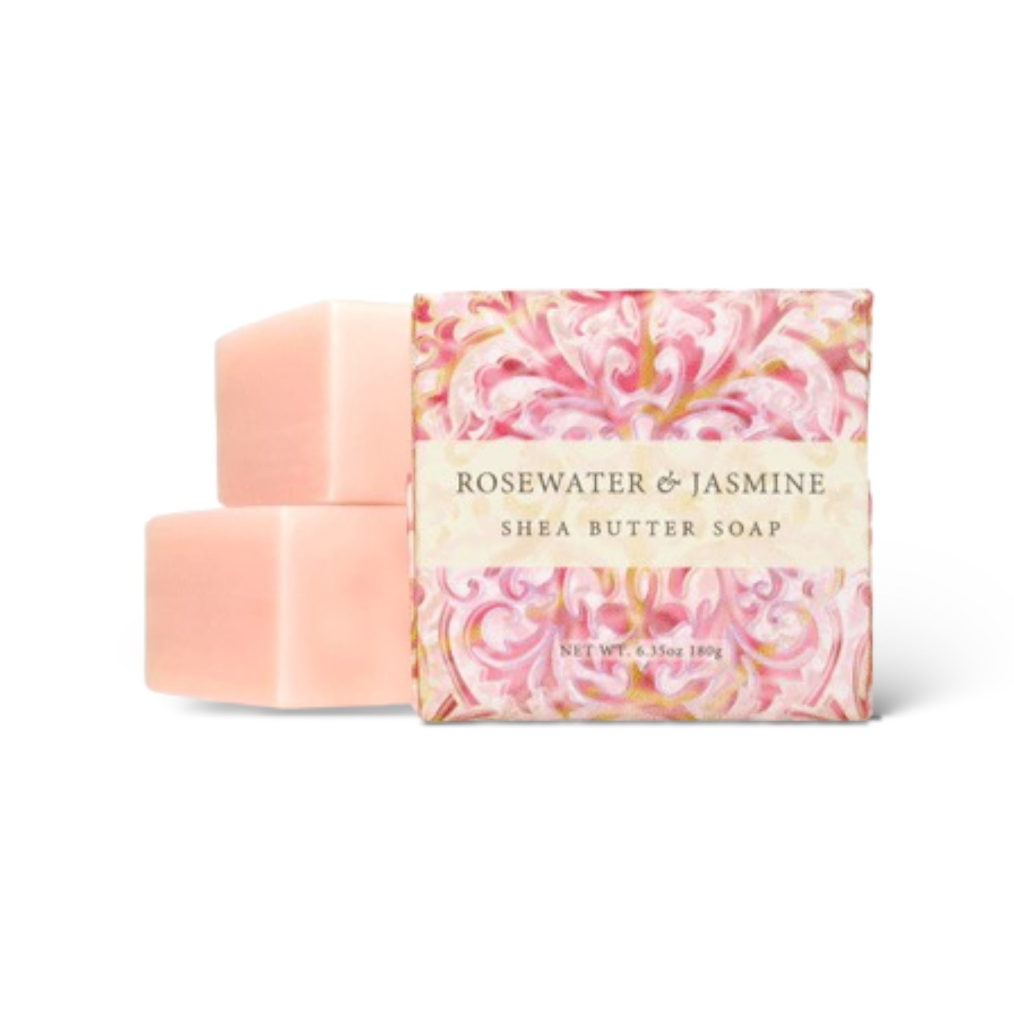Rosewater & Jasmine Shea Butter Soap by Greenwich Bay Trading Co.