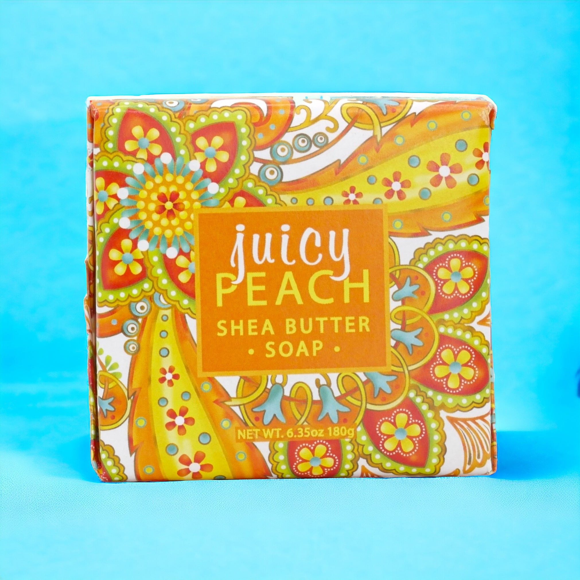 Juicy Peach Shea Butter Spa Soap by Greenwich Bay Trading Co.