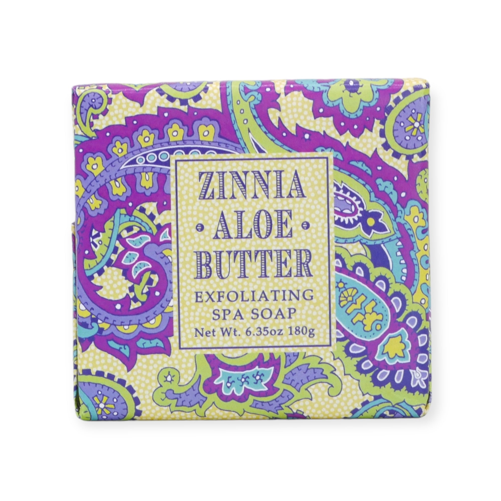 Zinnia Aloe Butter Exfoliating Spa Soap by Greenwich Bay Trading Co.