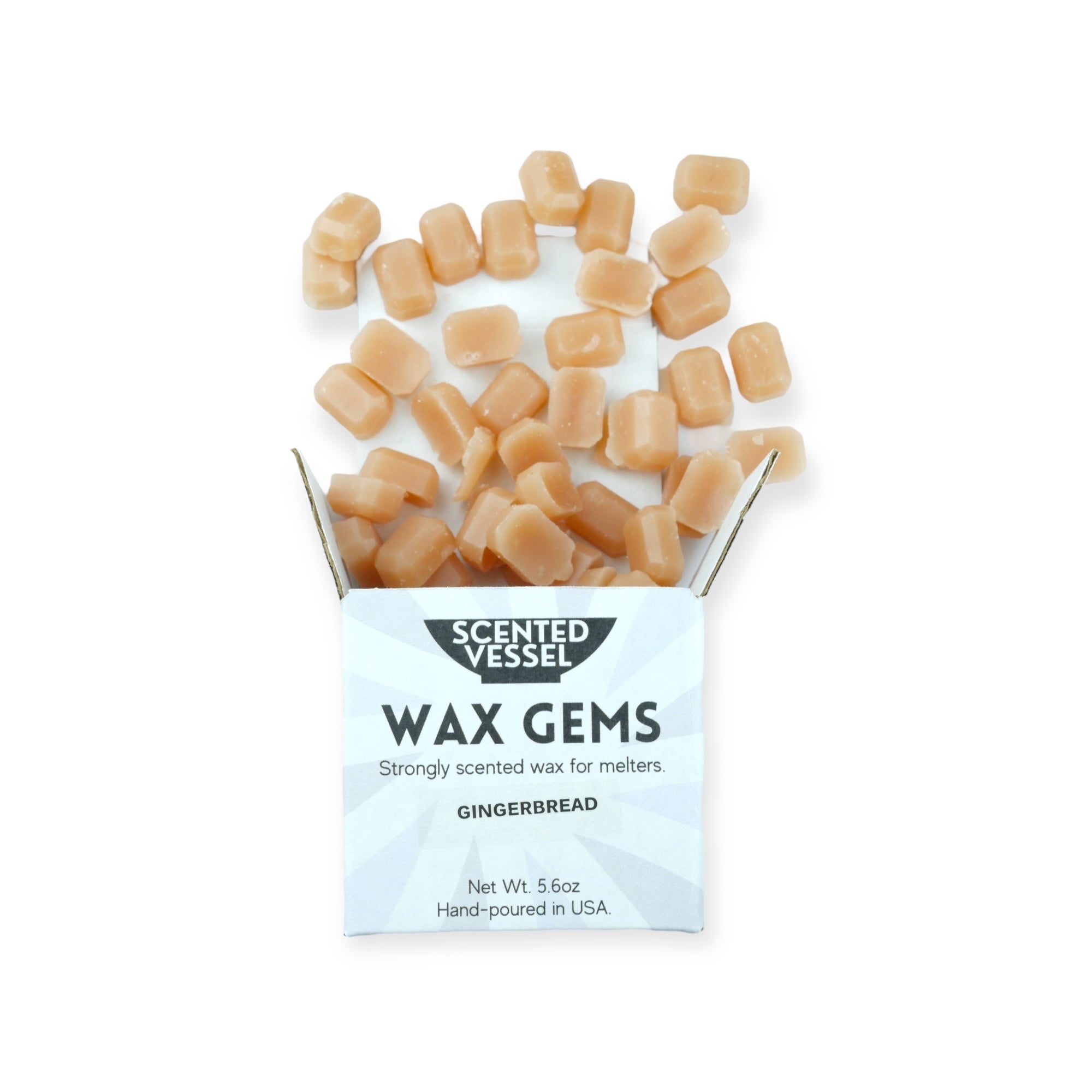 Gingerbread 5.6oz Wax Gems by Scented Vessel
