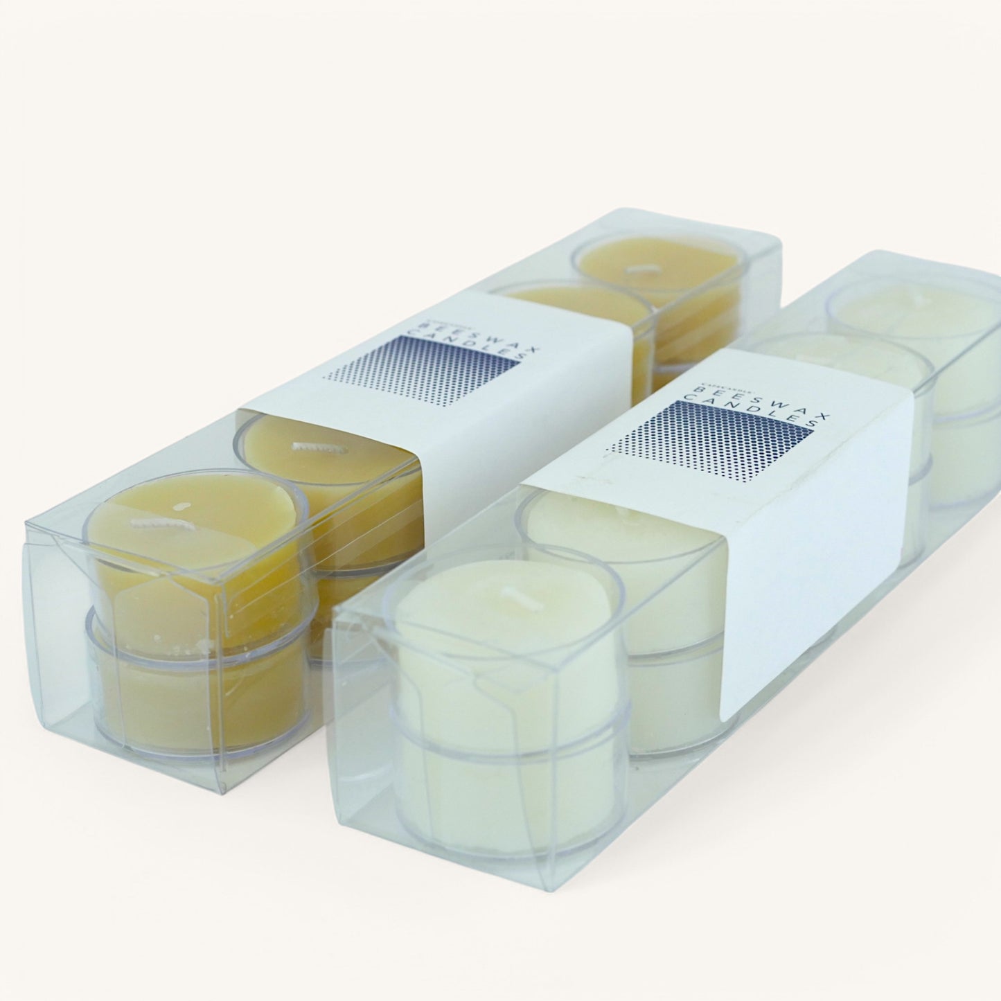 Beeswax Ivory Tealights - Box of 10