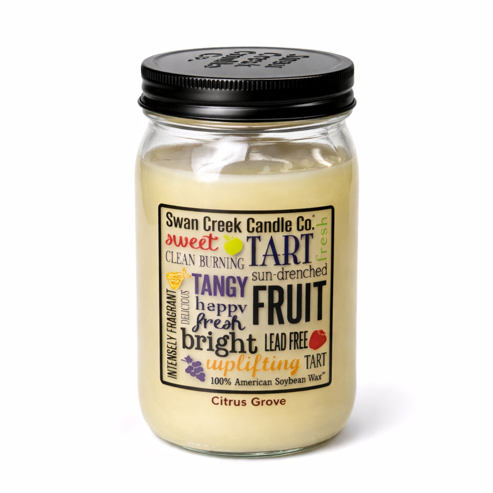 Swan Creek Candle - Citrus Grove | 100% Soy Wax | 24oz Pantry Jar