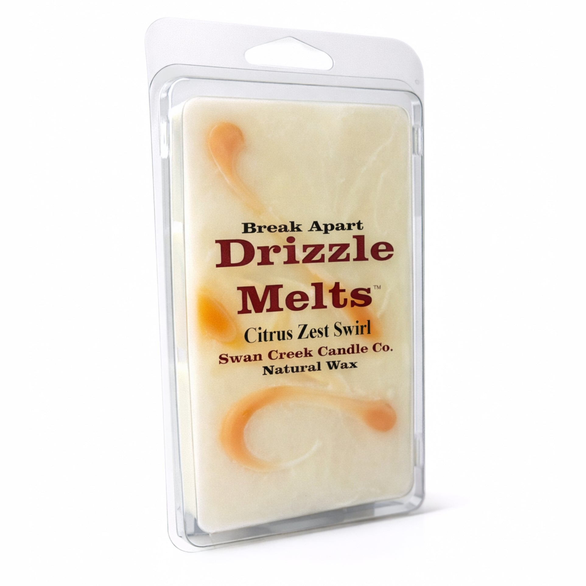 Swan Creek Drizzle Melts - Citrus Zest Swirl | Wax Melts | Cape Candle