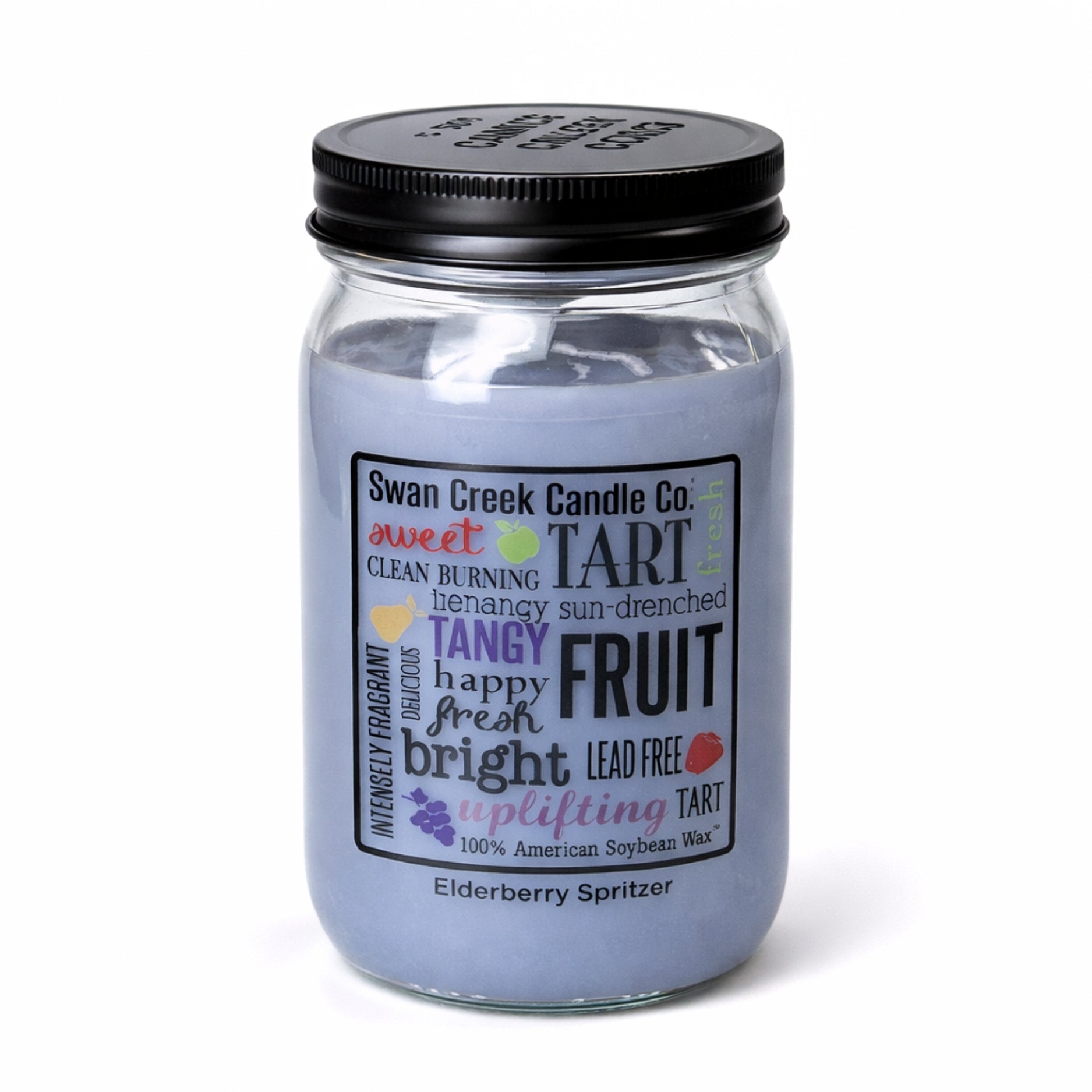 Swan Creek Candle - Elderberry Spritzer | 100% Soy Wax | 24oz