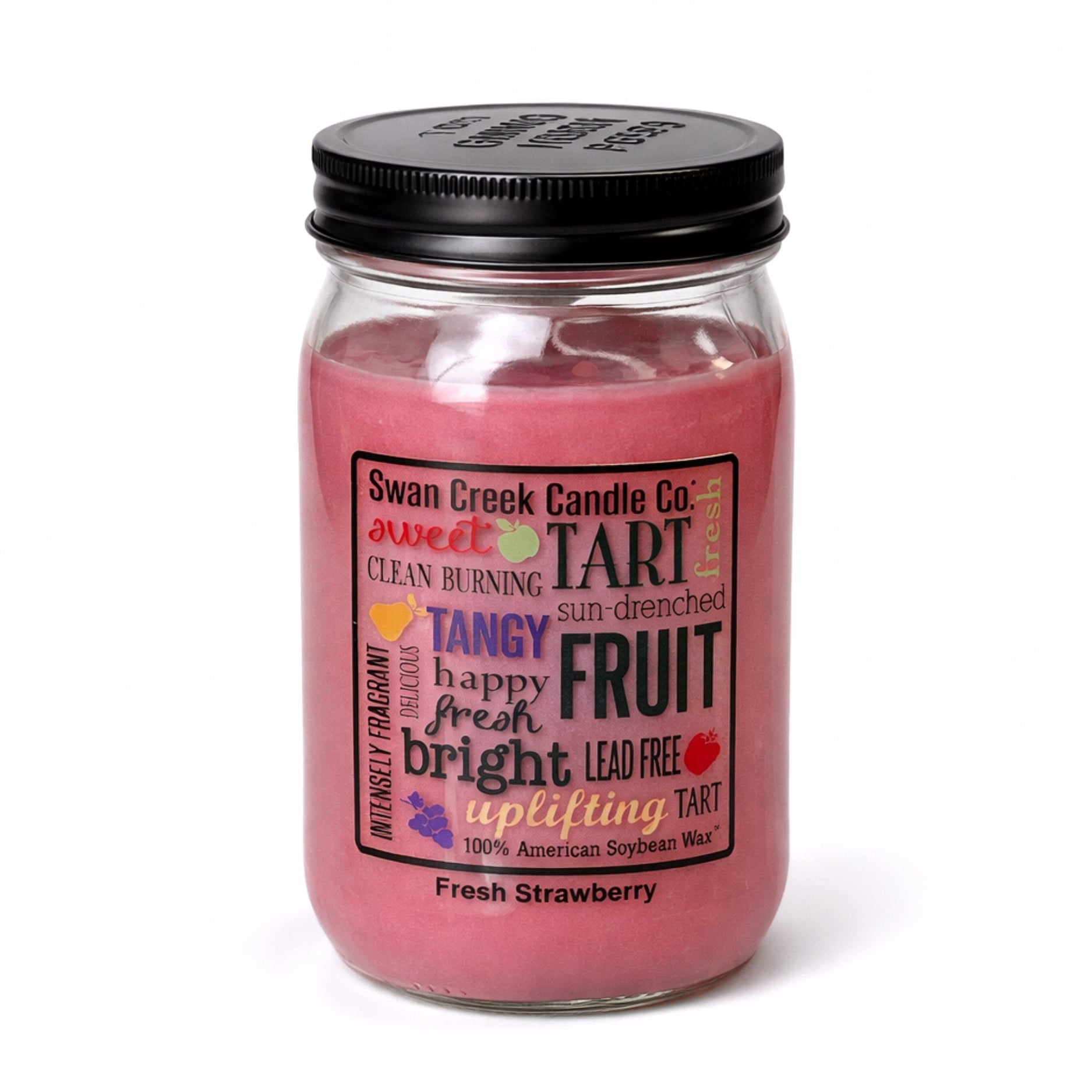 Swan Creek Candle - Fresh Strawberry | 100% Soy Wax | 24oz Pantry