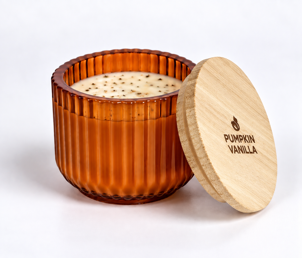 Pumpkin Vanilla Cathedral Bowl Soy Candle