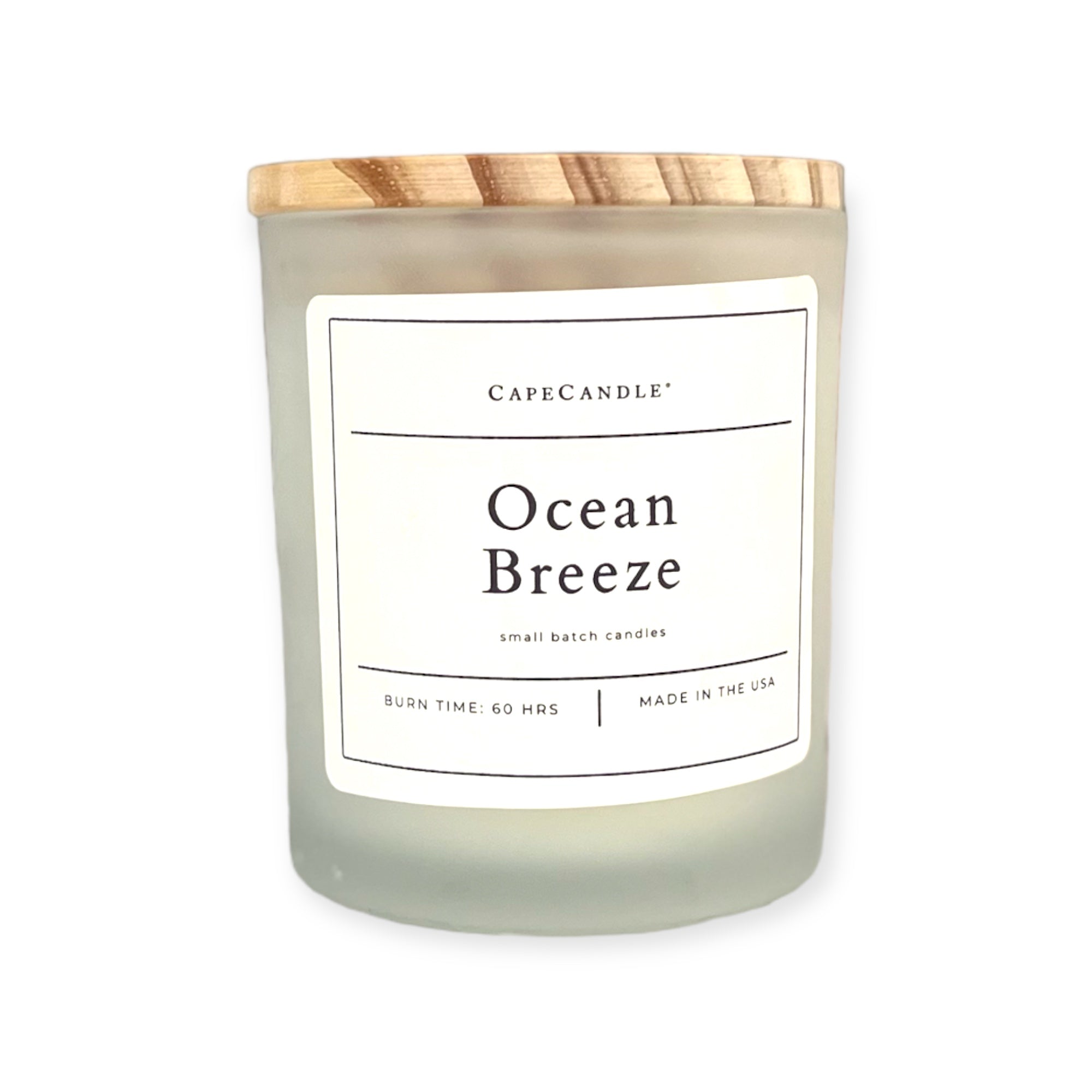 Ocean Breeze Small Batch Poured Candle