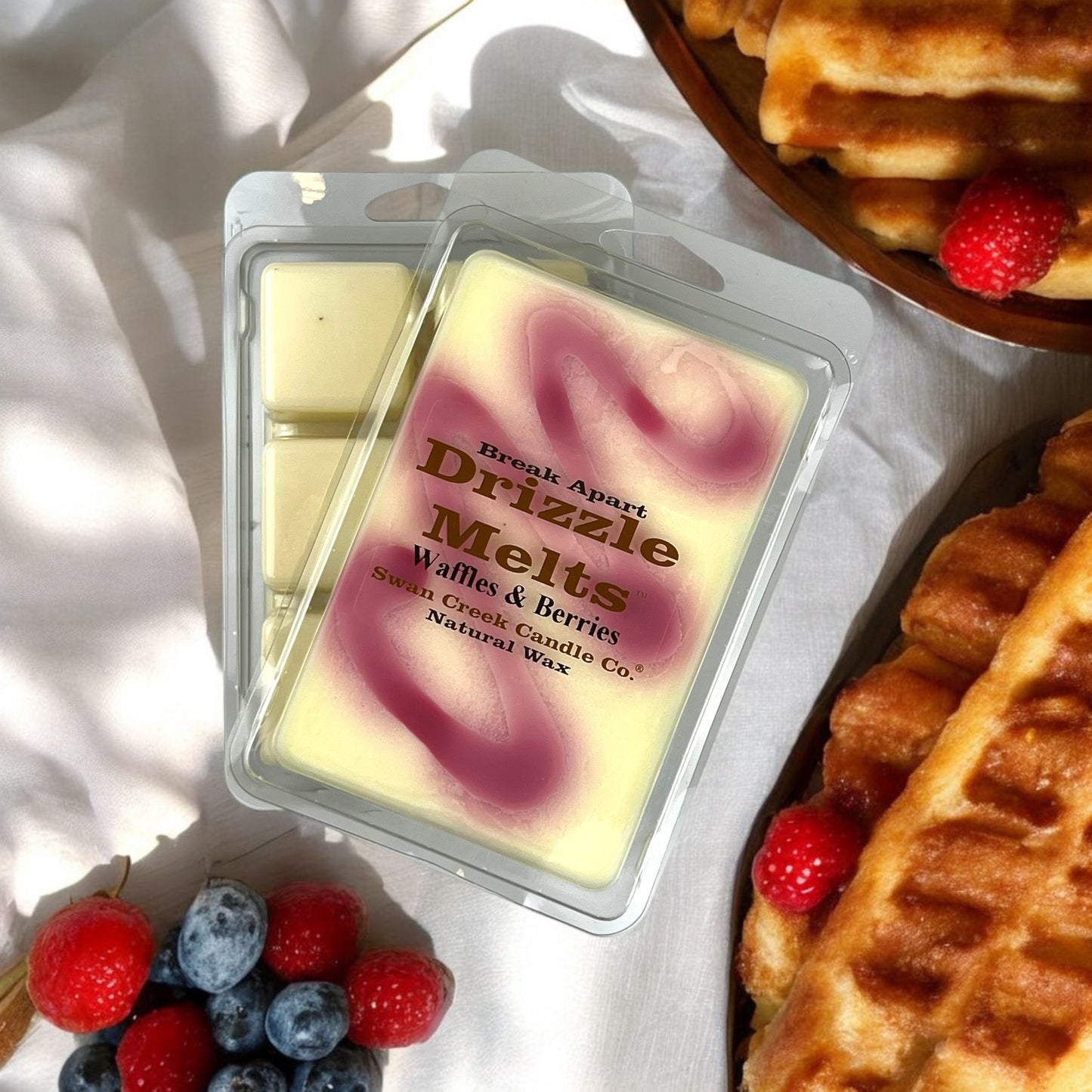 Waffles & Berries Drizzle Melts
