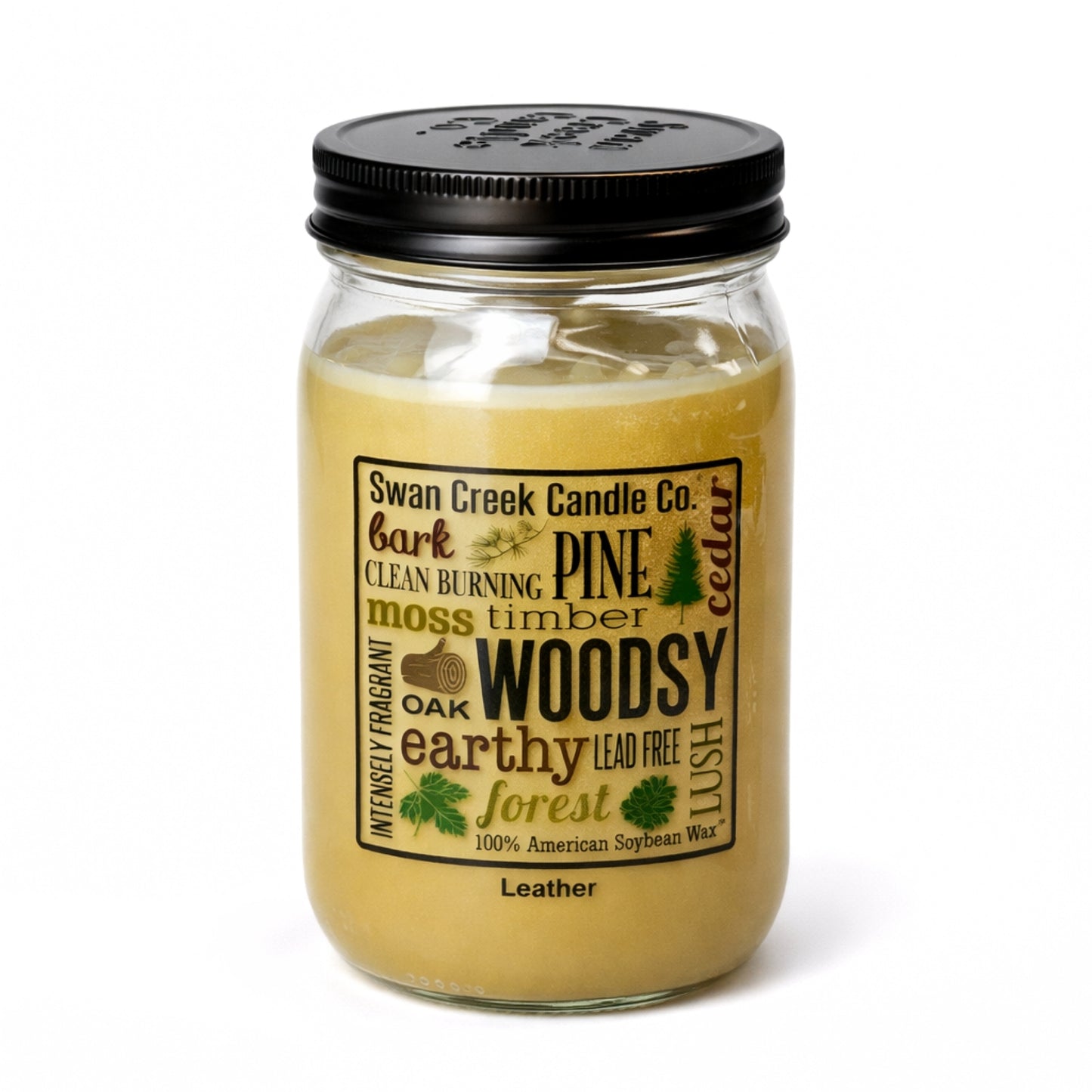 Swan Creek Pantry Jar - Leather