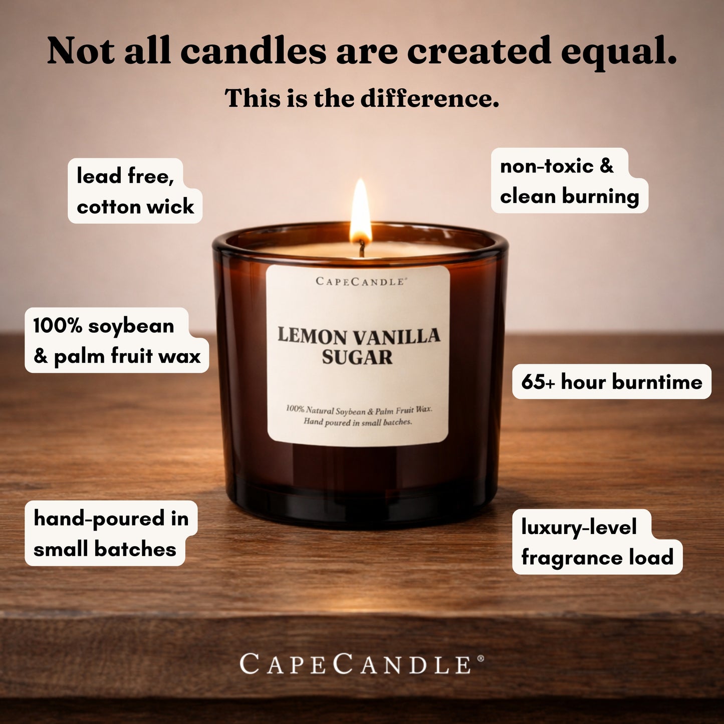 Rustic Woods Amber Jar Candle