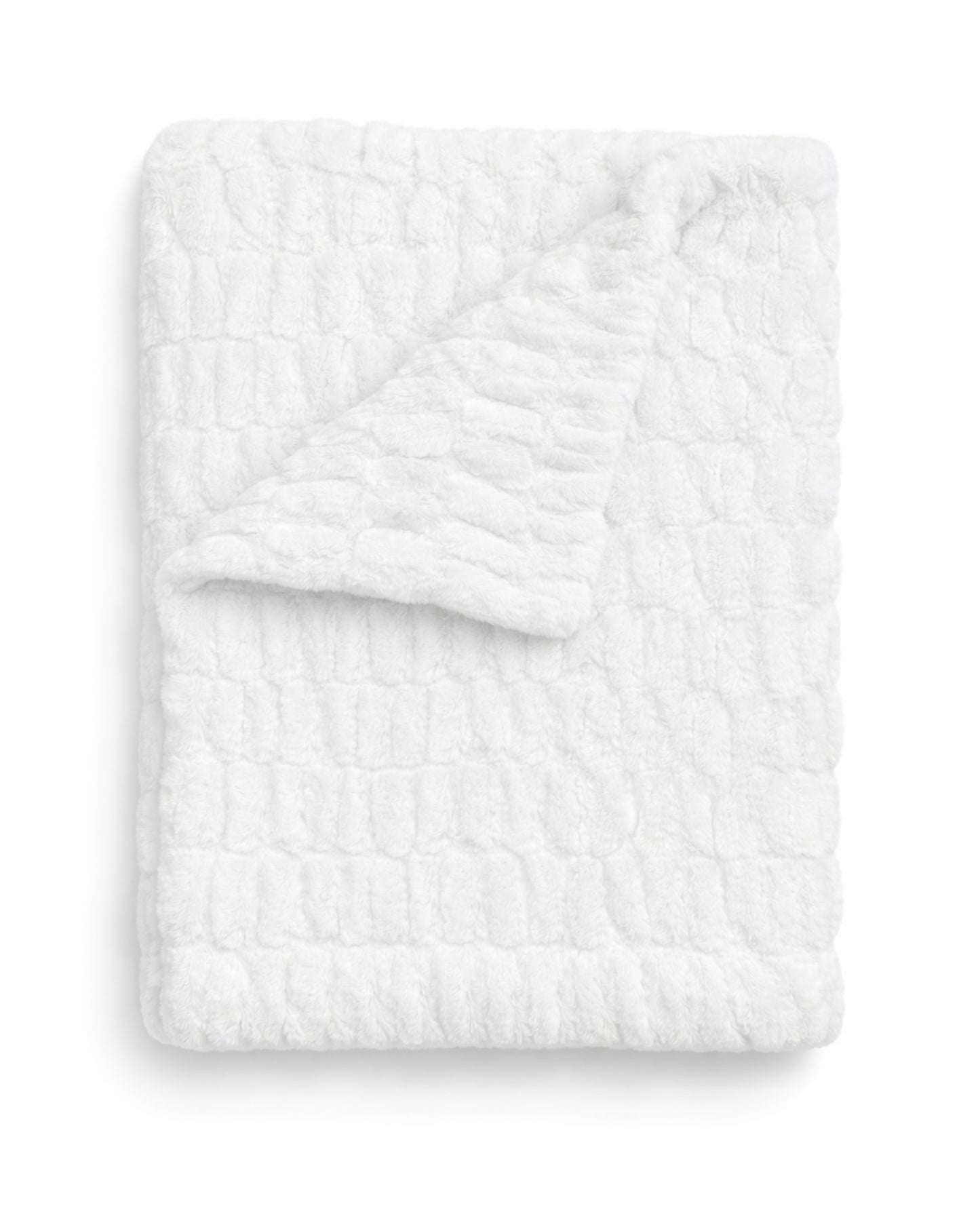 Cape Home Cloud Throw Blanket - Pure White