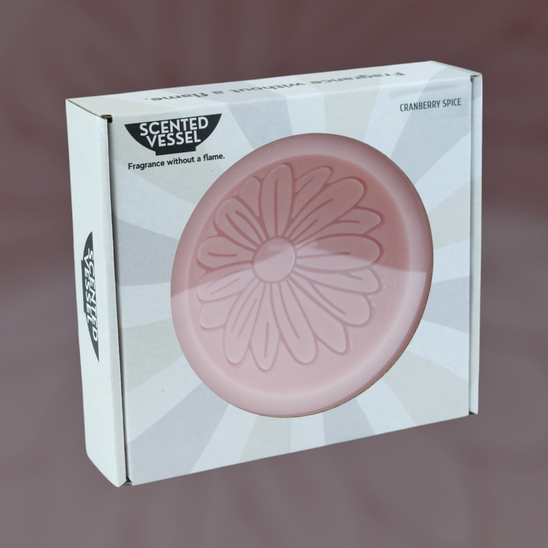 Cranberry Spice Scented Vessel - Flower