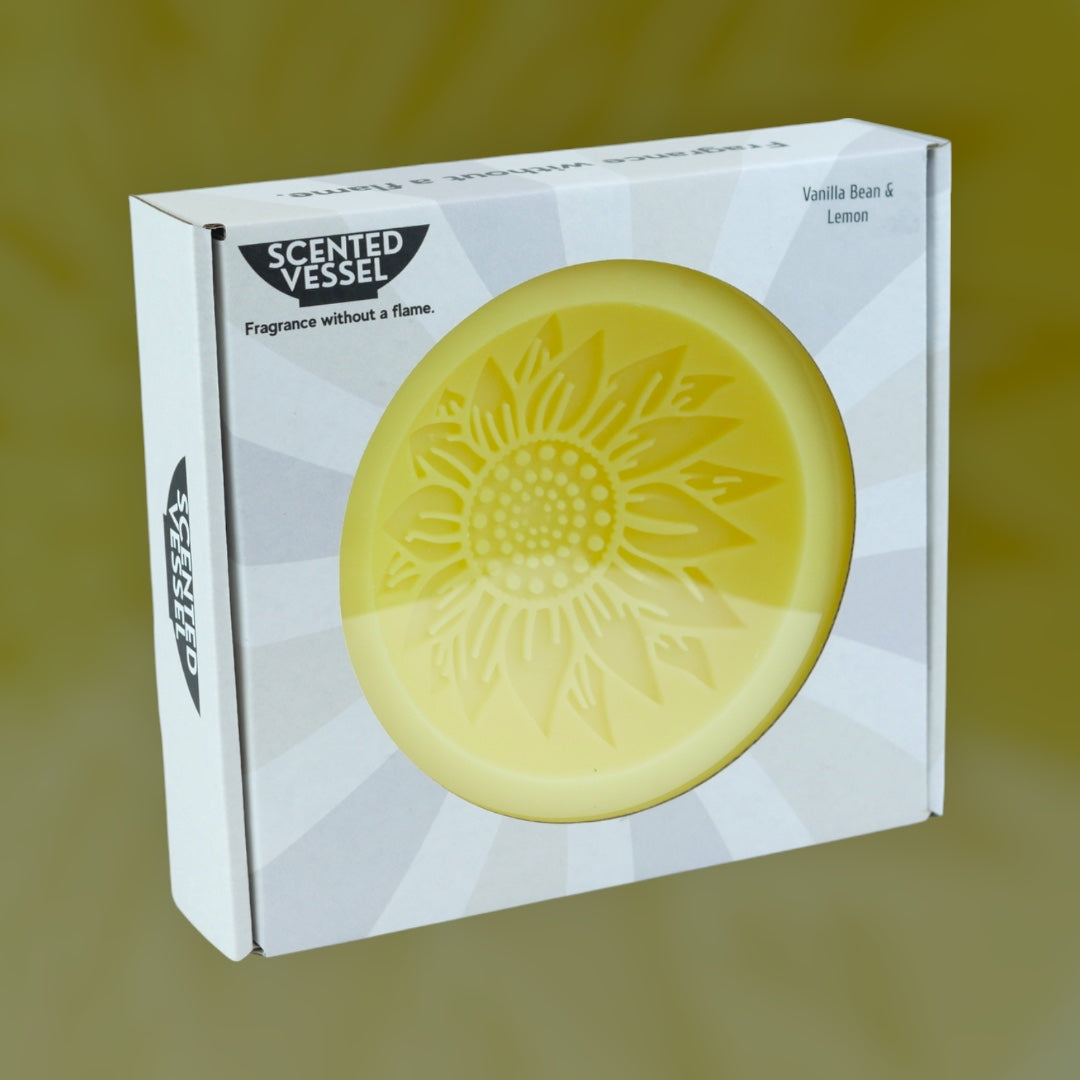 Lemon Vanilla Sugar Scented Vessel - Sunflower