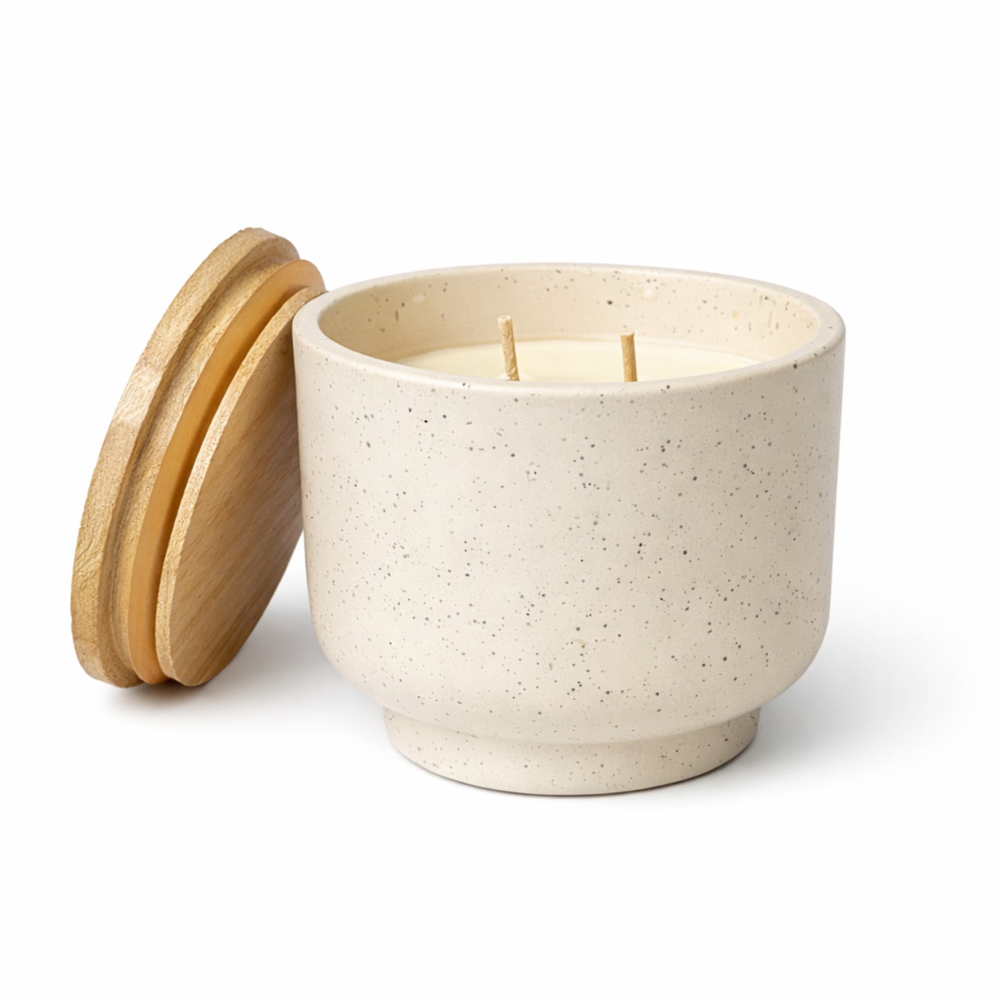 Bourbon Maple Sugar Simply Classic Pottery Bowl Soy Candle