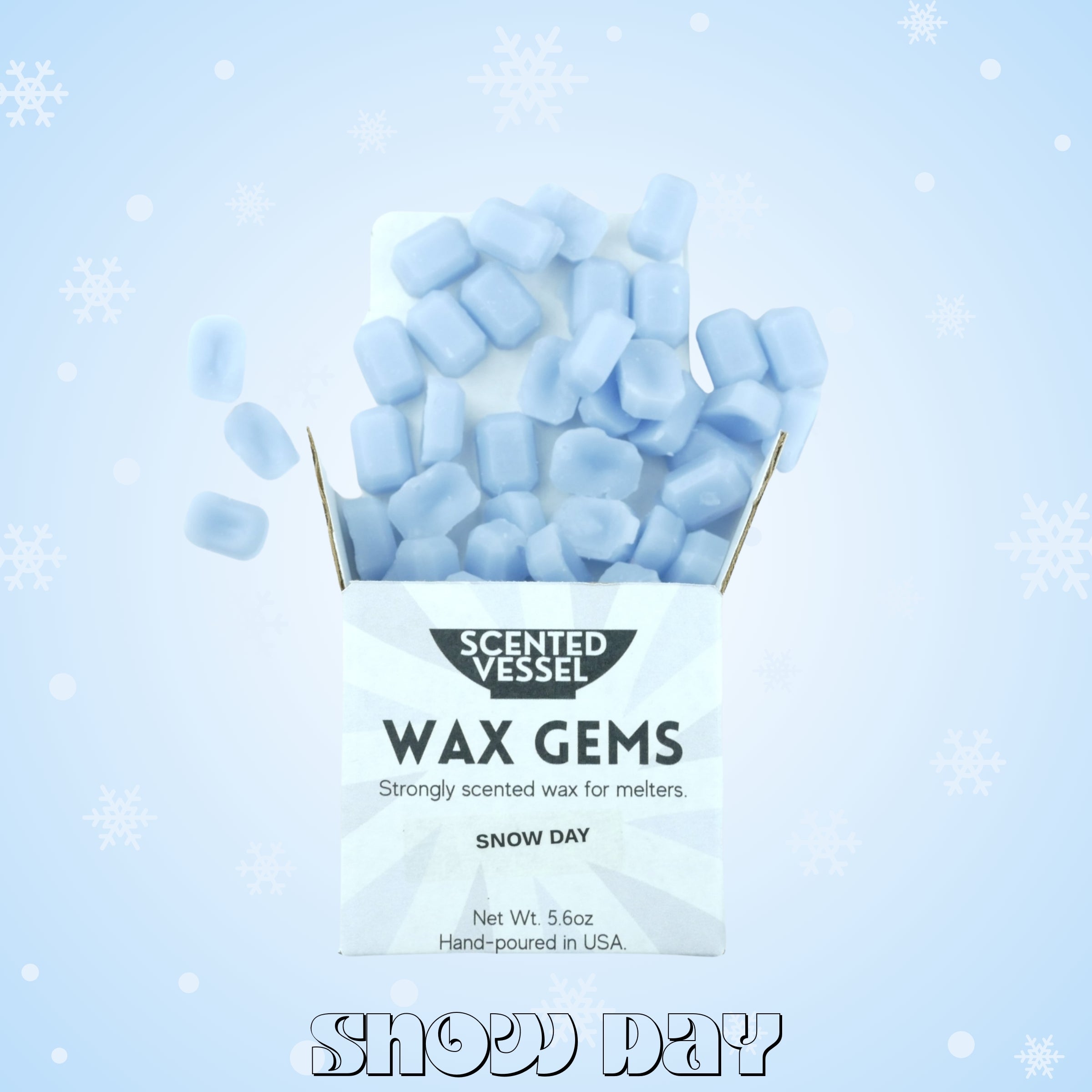Snow Day 5.6oz Wax Gems by Scented Vessel