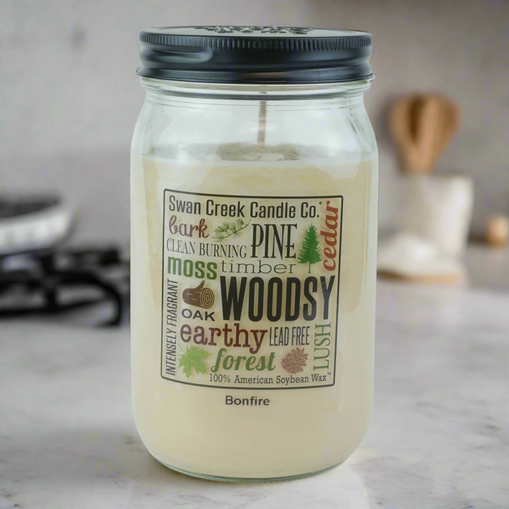 Bonfire Pantry Jar Soy Candle