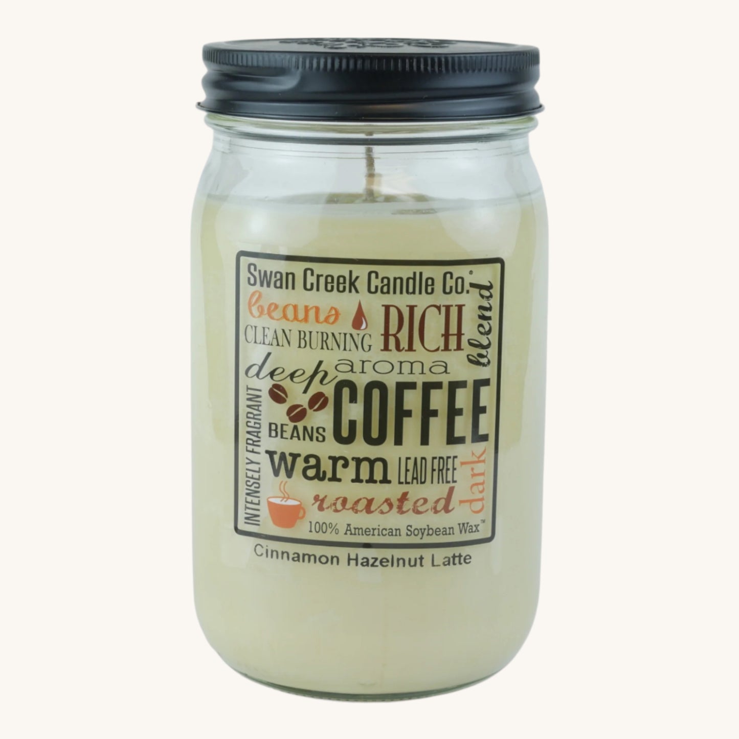 Cinnamon Hazelnut Latte Soy Wax Candle