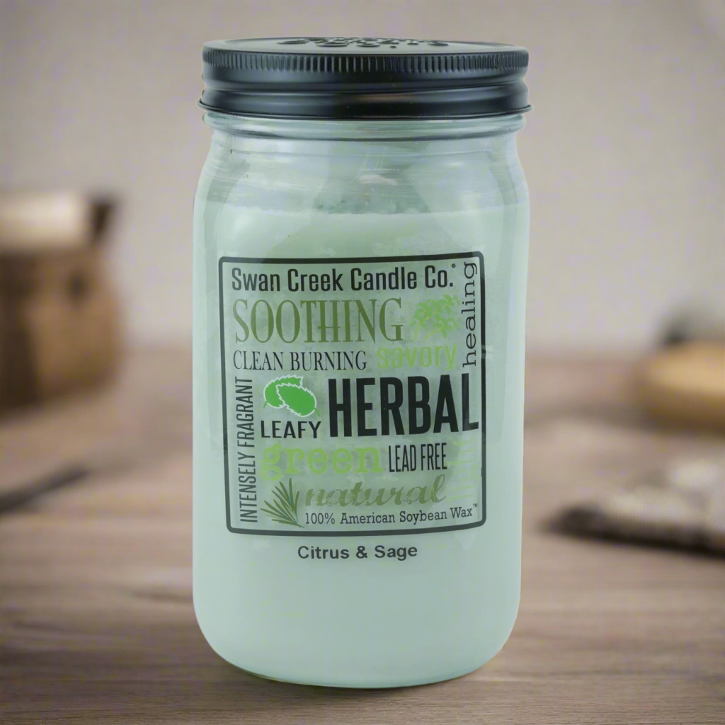 Citrus & Sage Pantry Jar Soy Candle