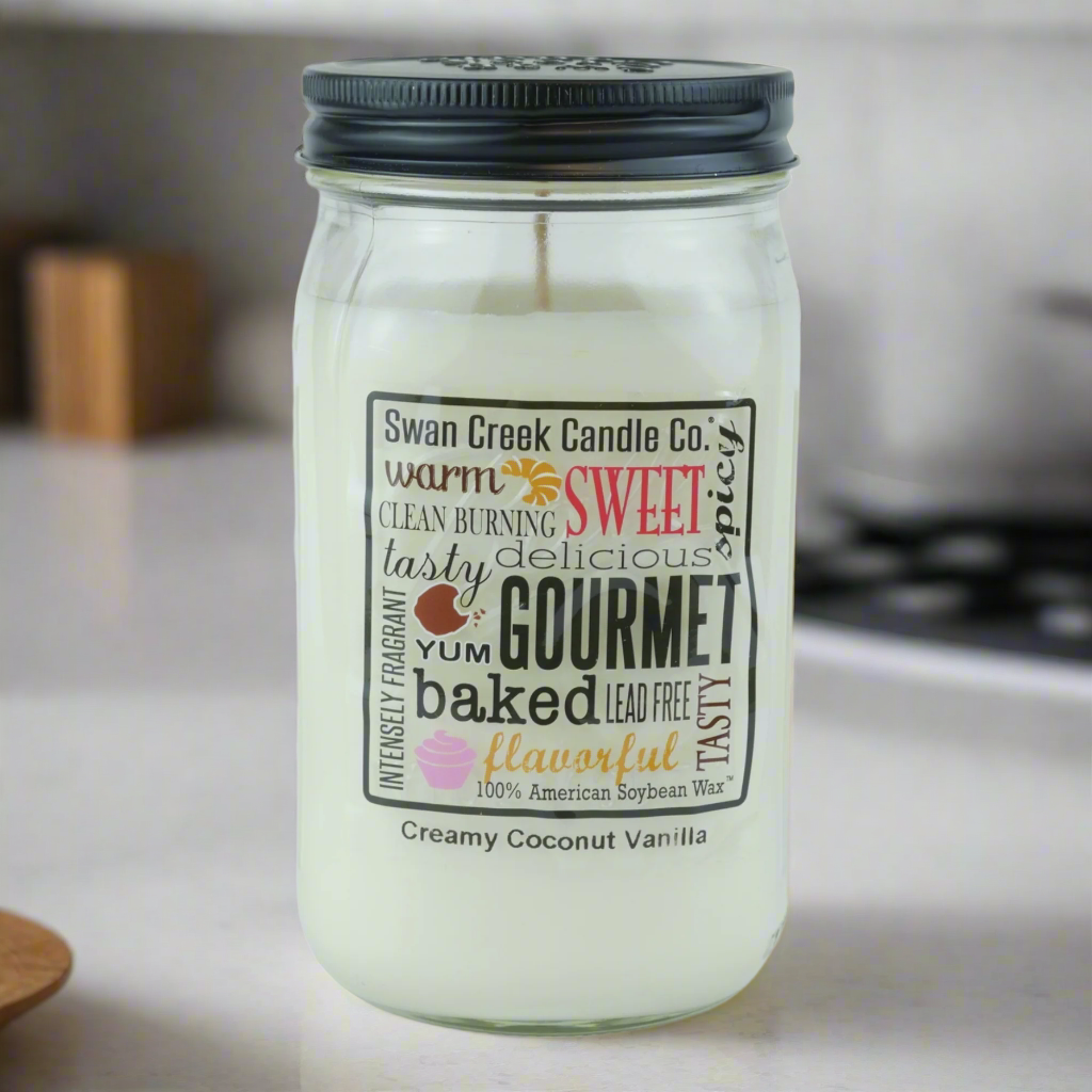 Creamy Coconut Vanilla Pantry Jar Soy Candle