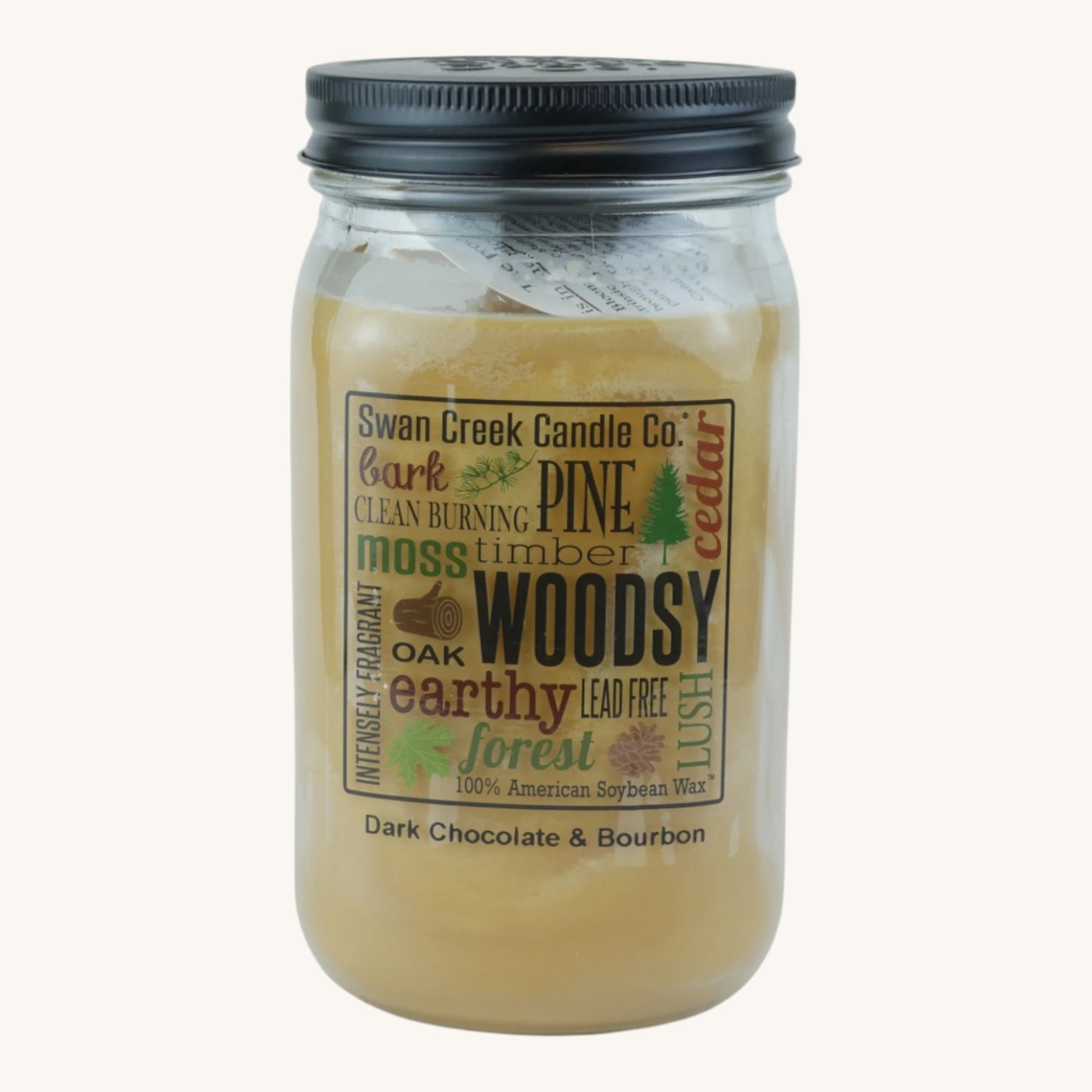 Dark Chocolate Bourbon Soy Wax Candle