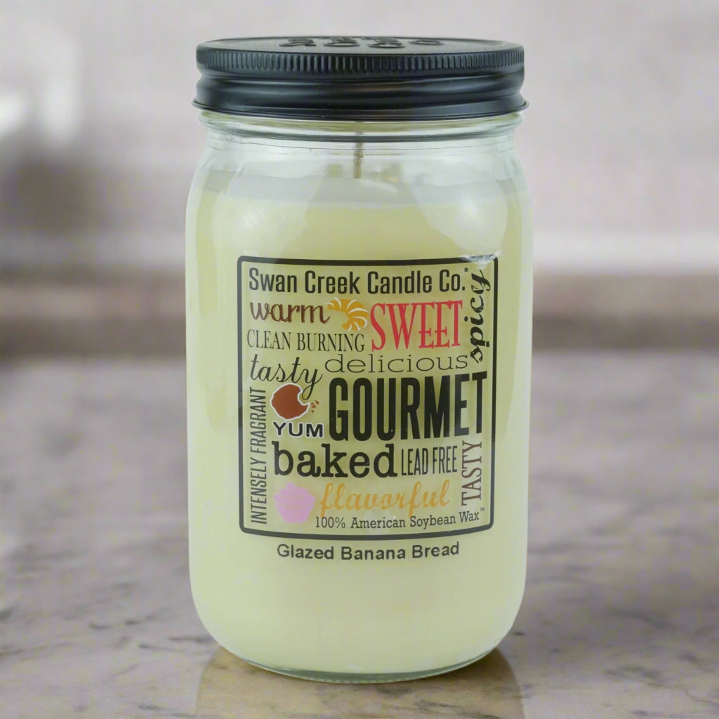 Glazed Banana Bread Pantry Jar Soy Candle