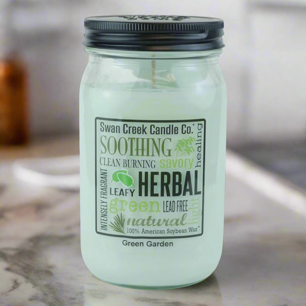 Green Garden Pantry Jar Soy Candle
