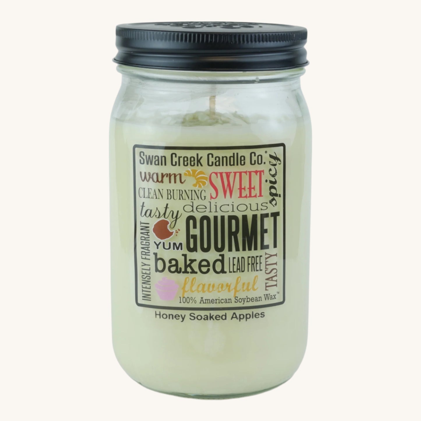 Honey Soaked Apples Pantry Jar Soy Candle