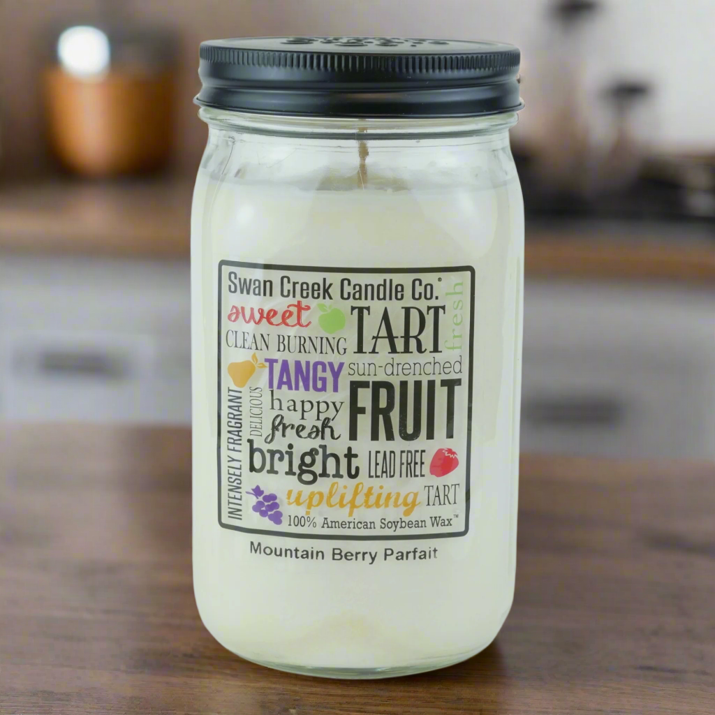 Mountain Berry Parfait Pantry Jar Soy Candle