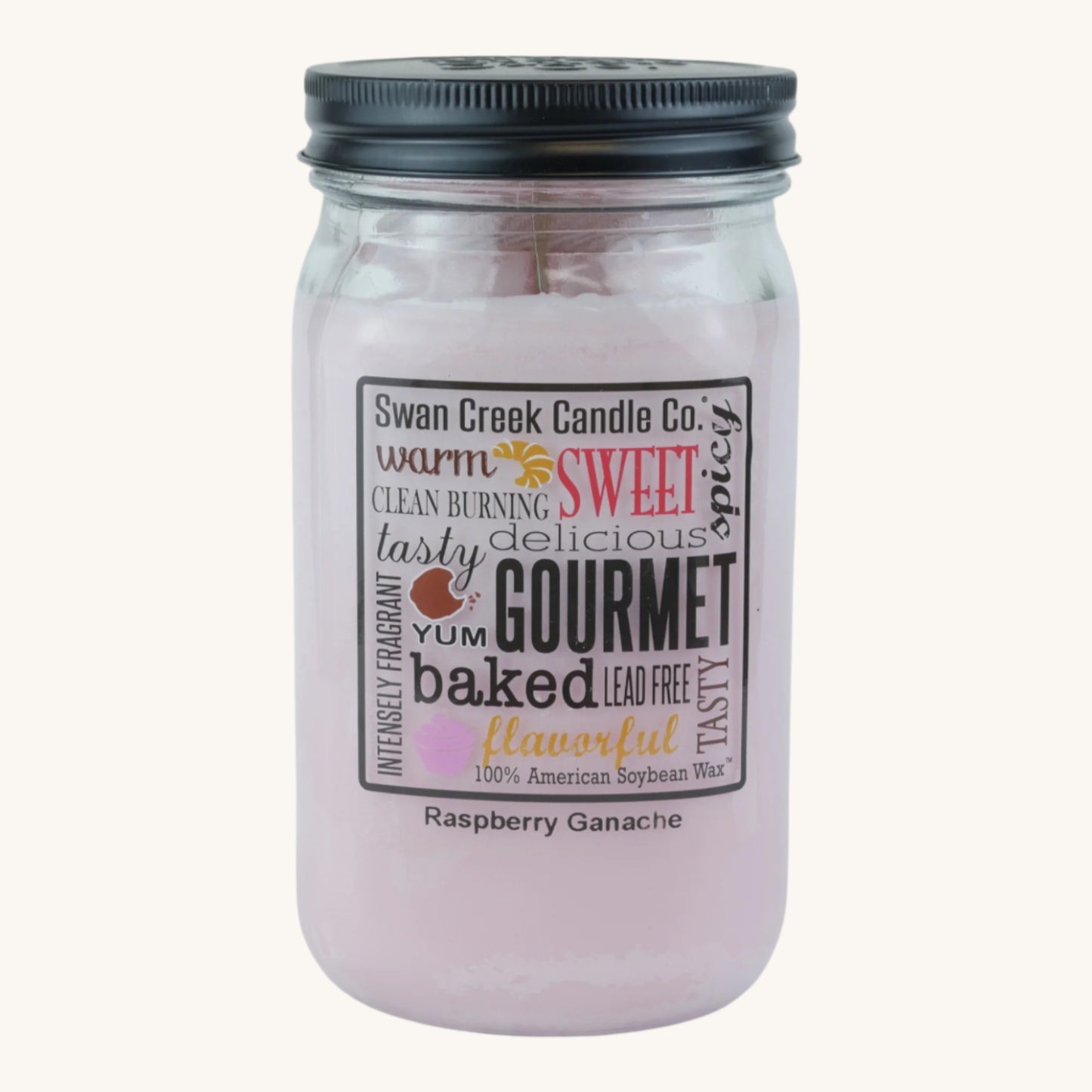 Raspberry Ganache Soy Wax Candle