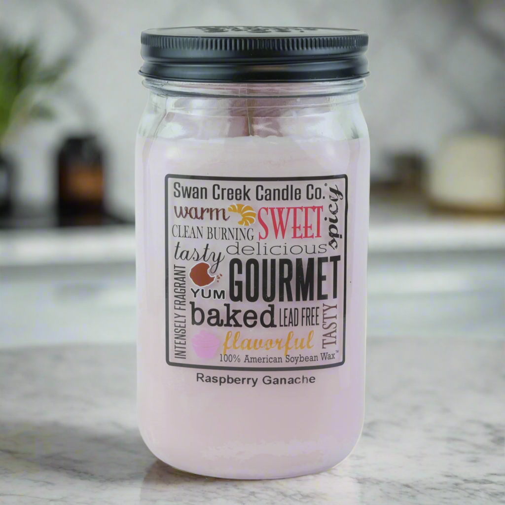 Raspberry Ganache Pantry Jar Soy Candle