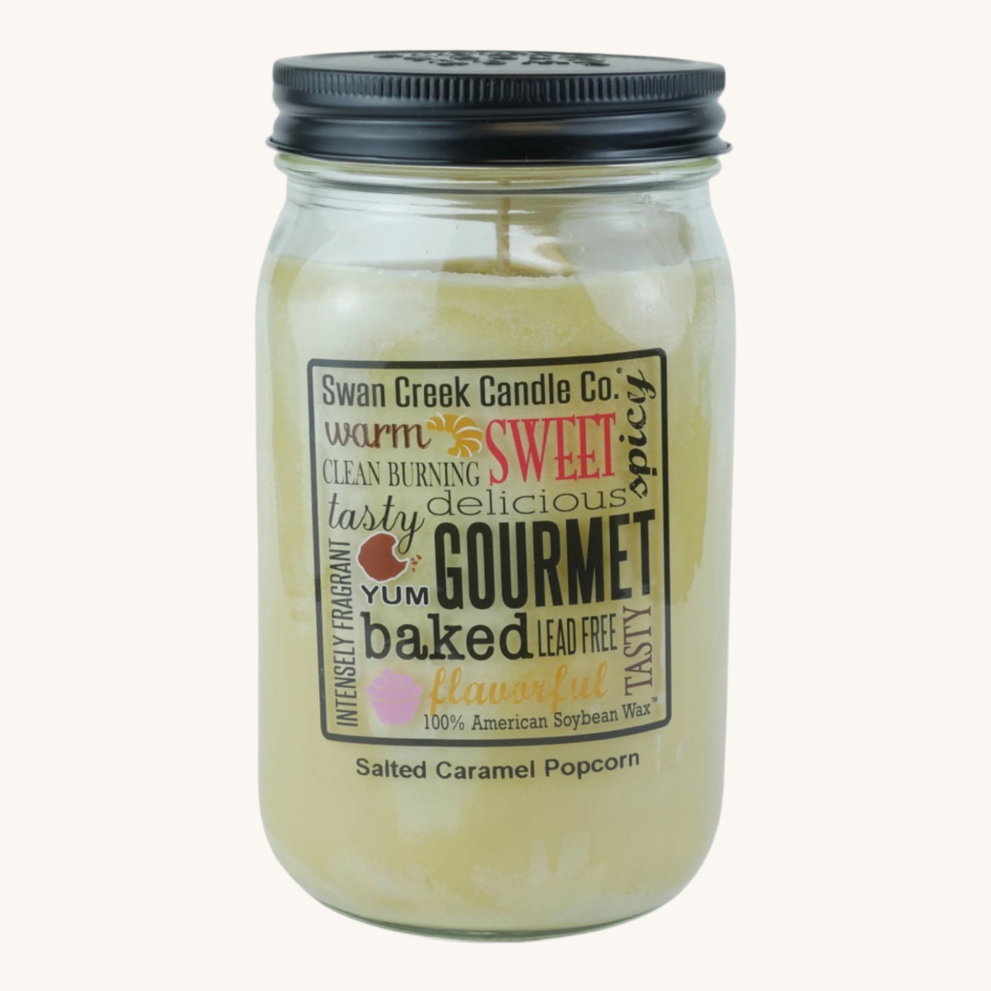 Salted Caramel Pop Soy Wax Candle