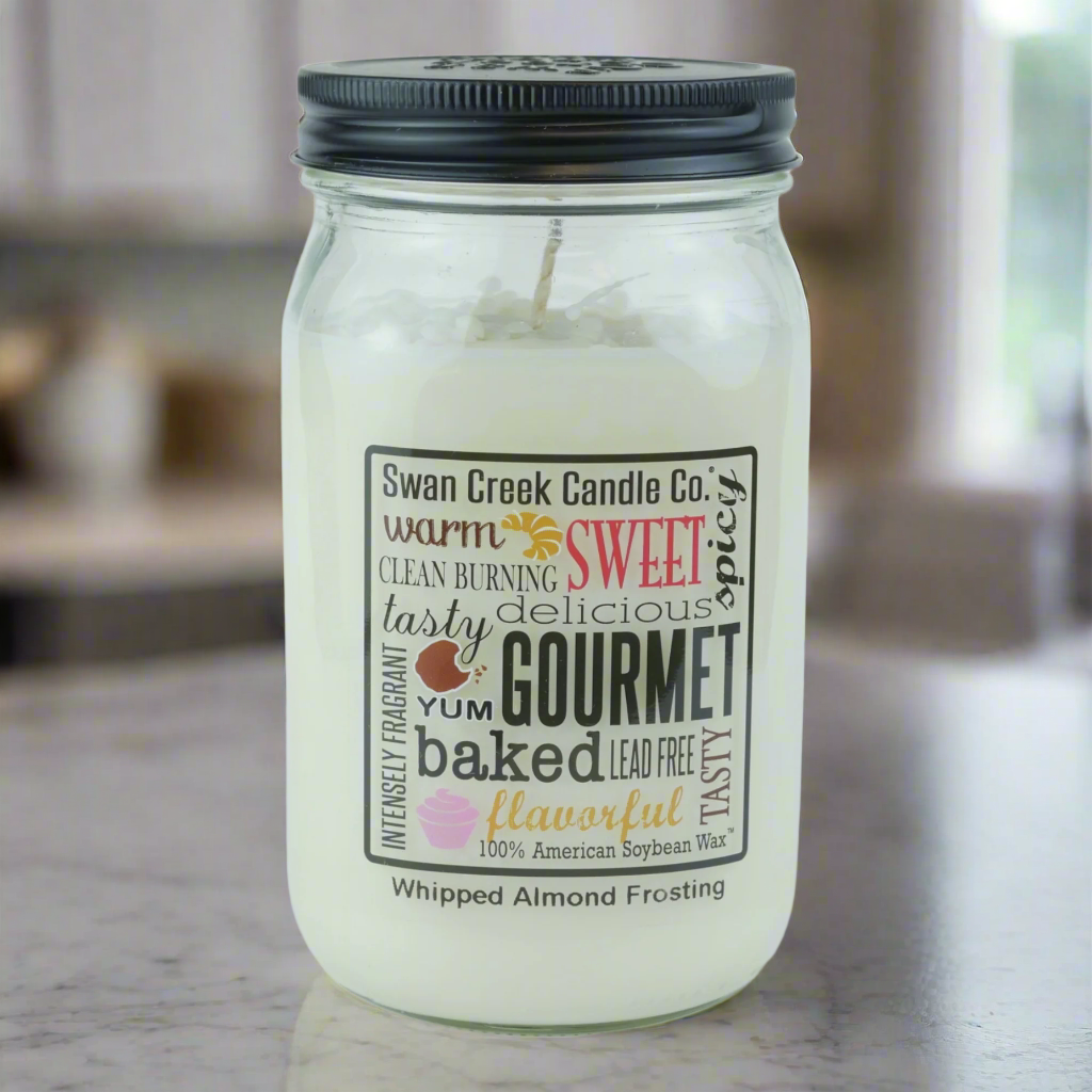 Whipped Almond Frosting Pantry Jar Soy Candle