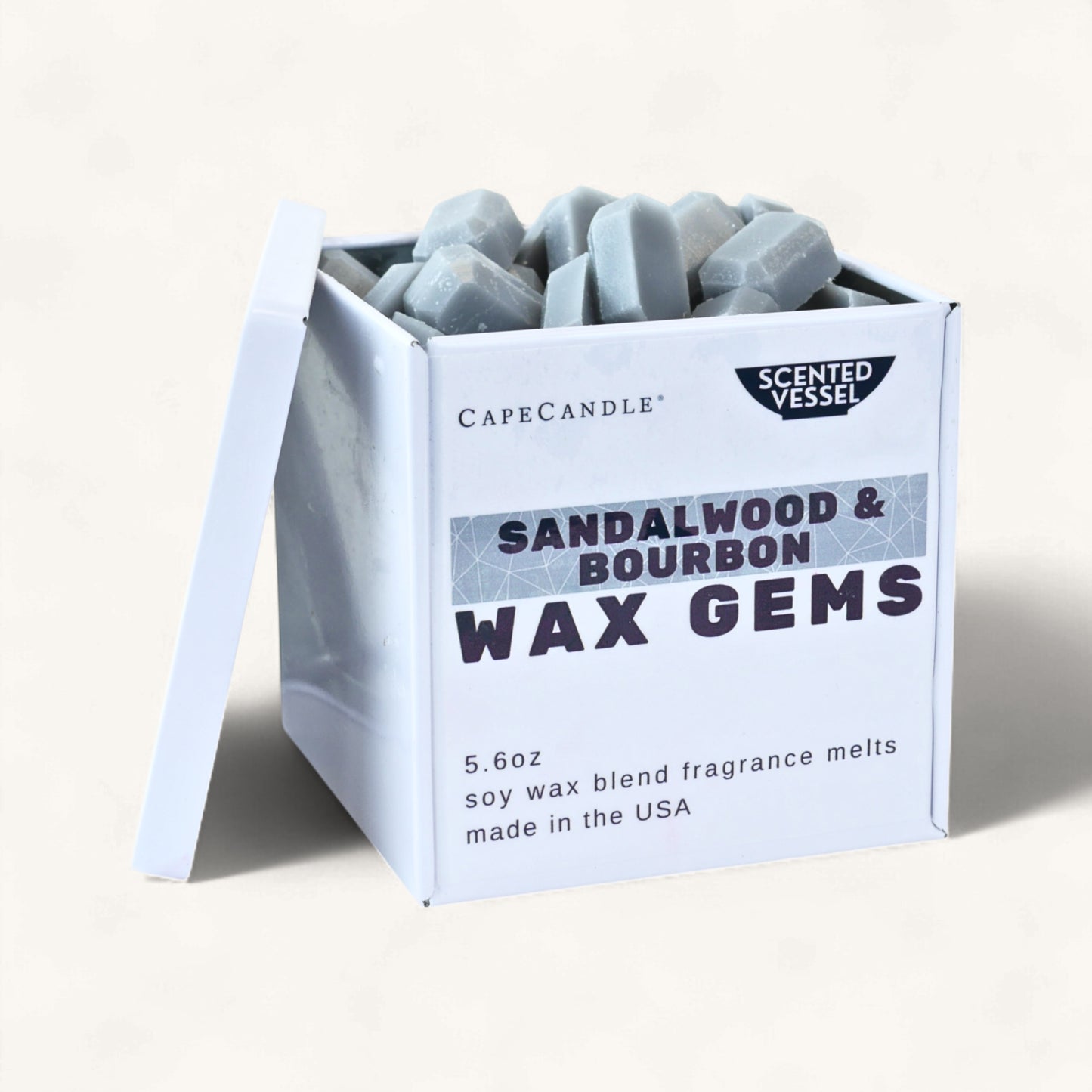Sandalwood & Bourbon 5.6oz Scented Wax Gems