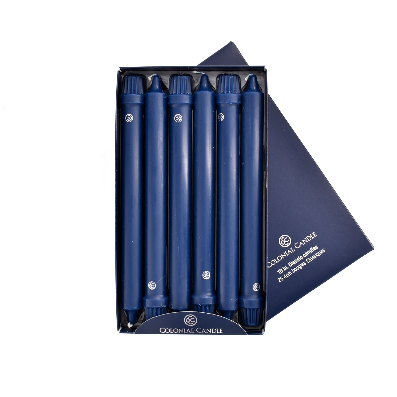 Indigo Navy 10" Classic Colonial Candle