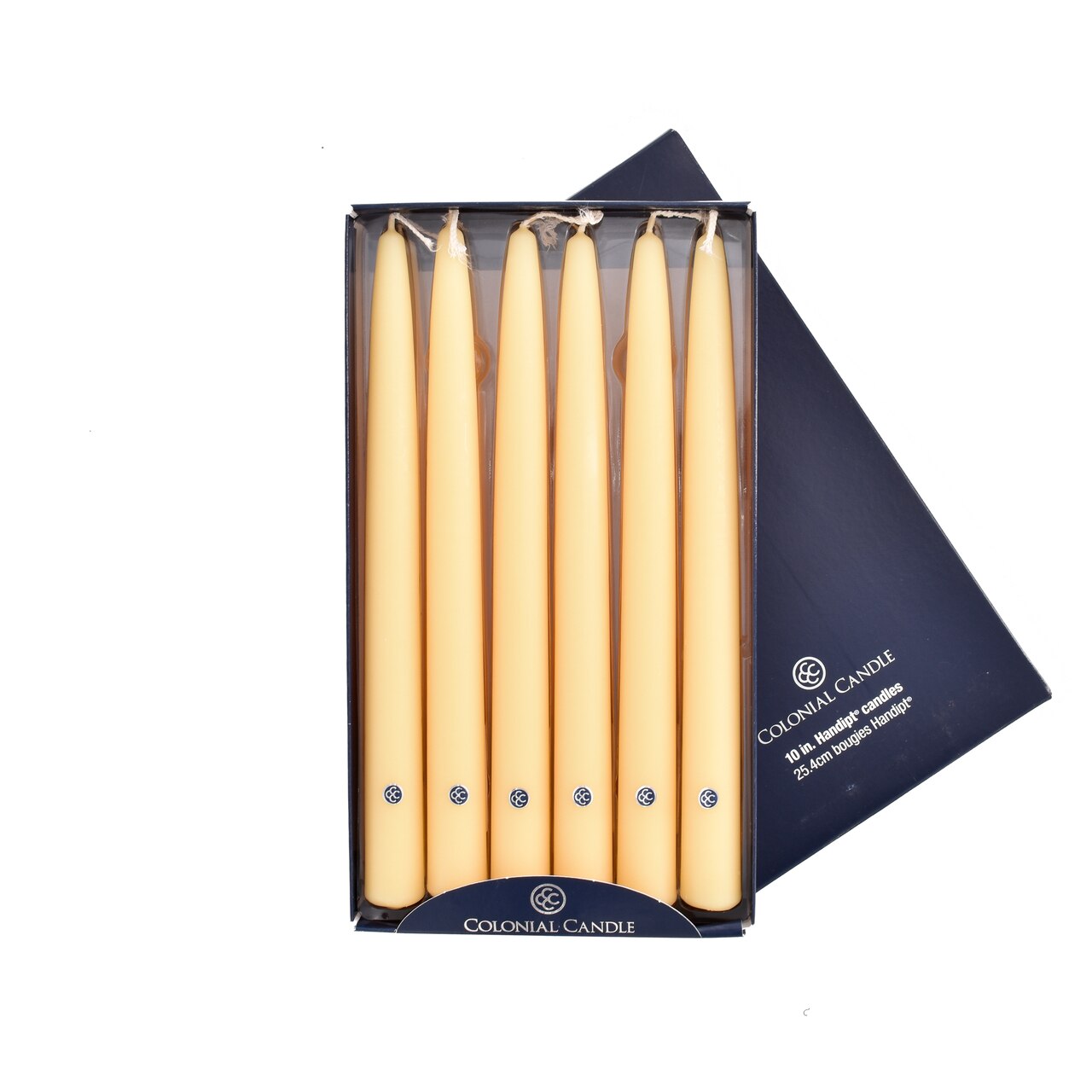 Limoncello 10" Handipt Tapers Colonial Candle