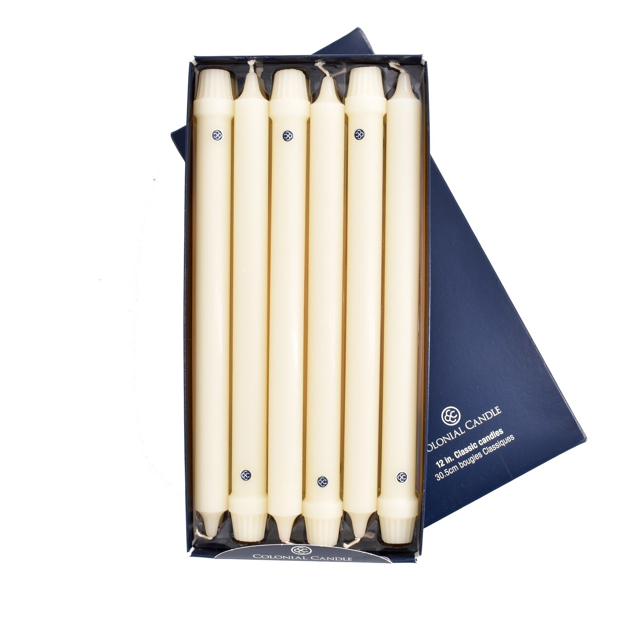 Ivory 12" Classic Colonial Candle