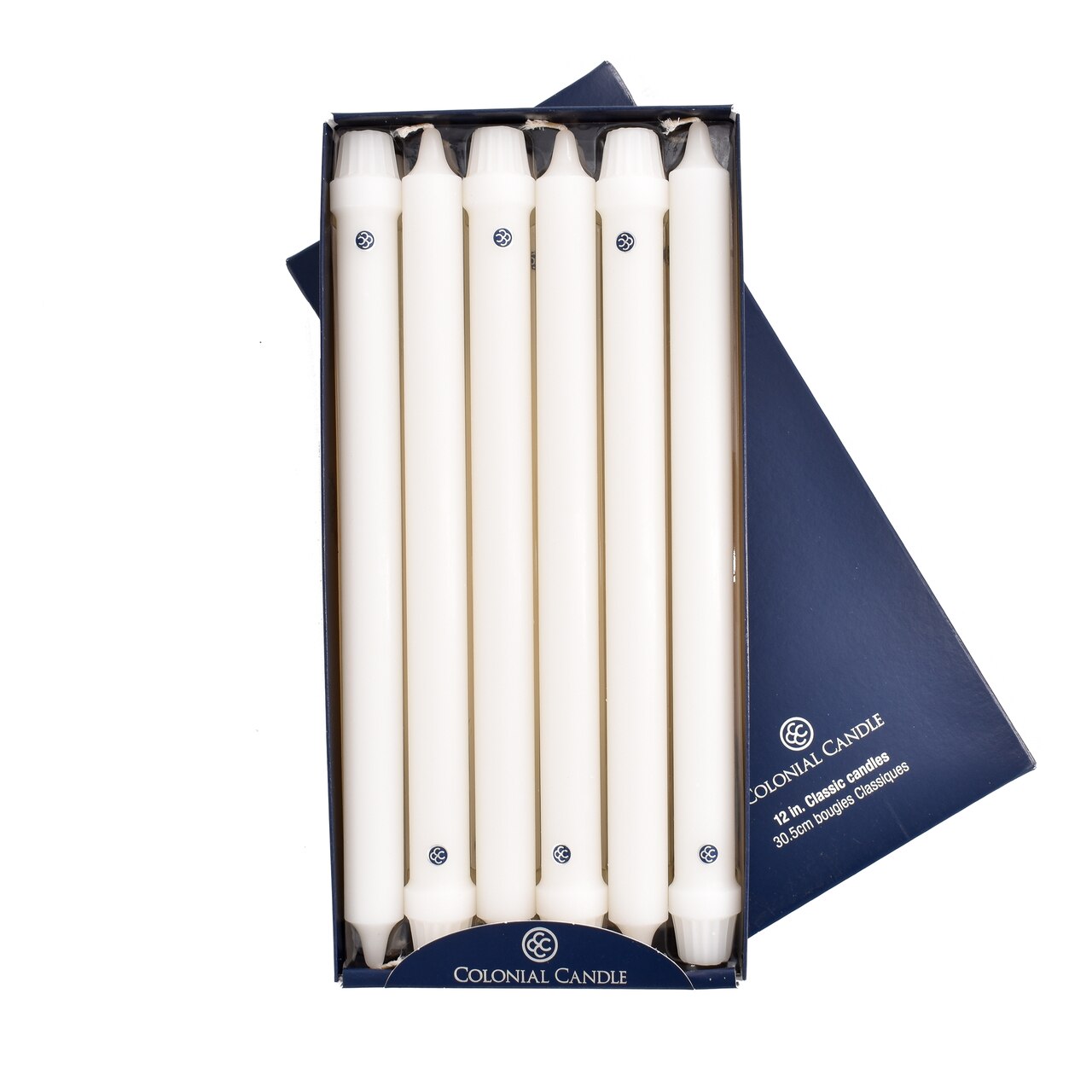 White 12" Classic Colonial Candle