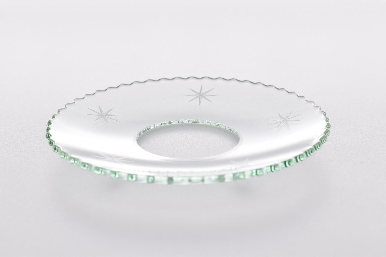 Bobeche - SET OF 2 Star Glass 2.75 Inch