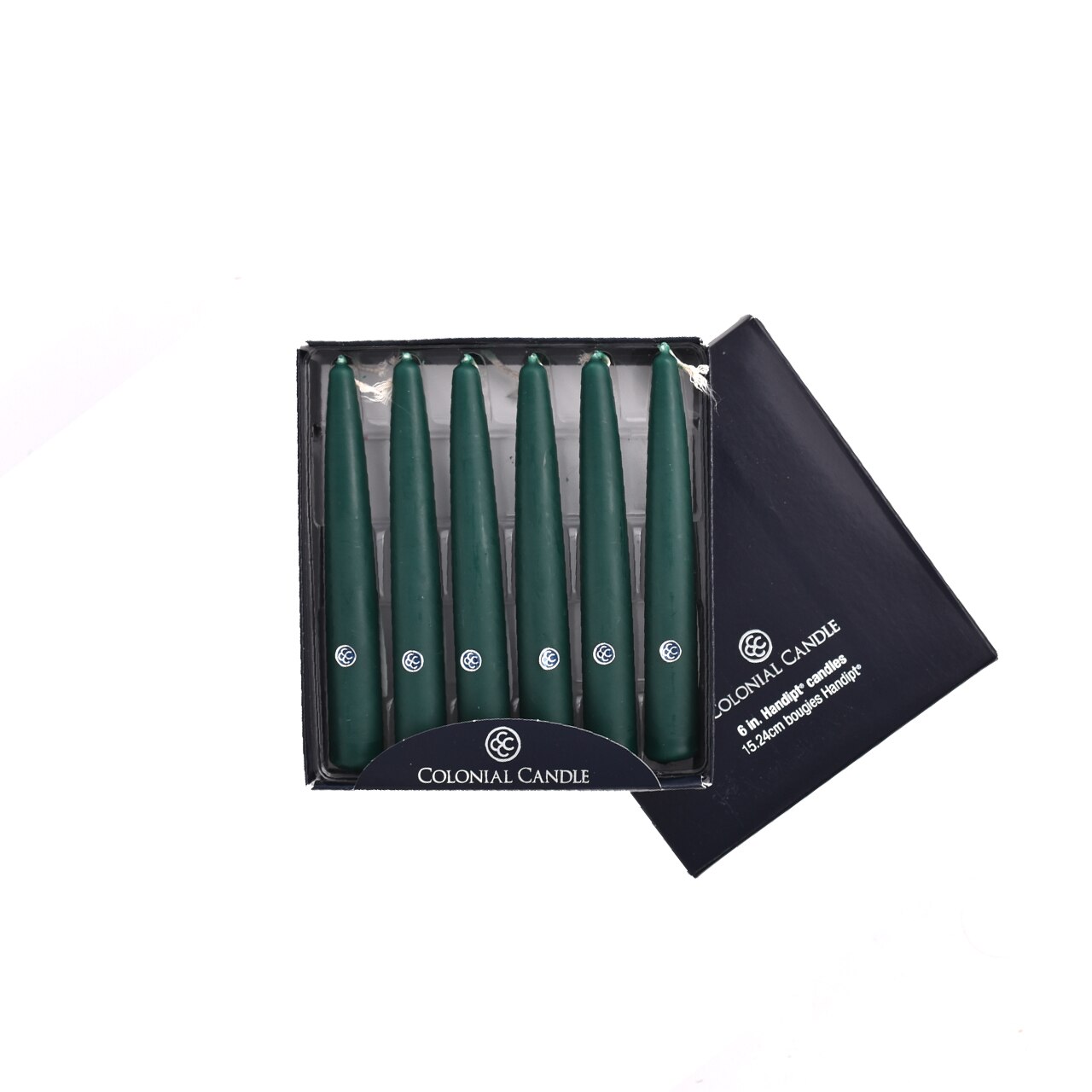 Evergreen 6" Handipt Colonial Candle