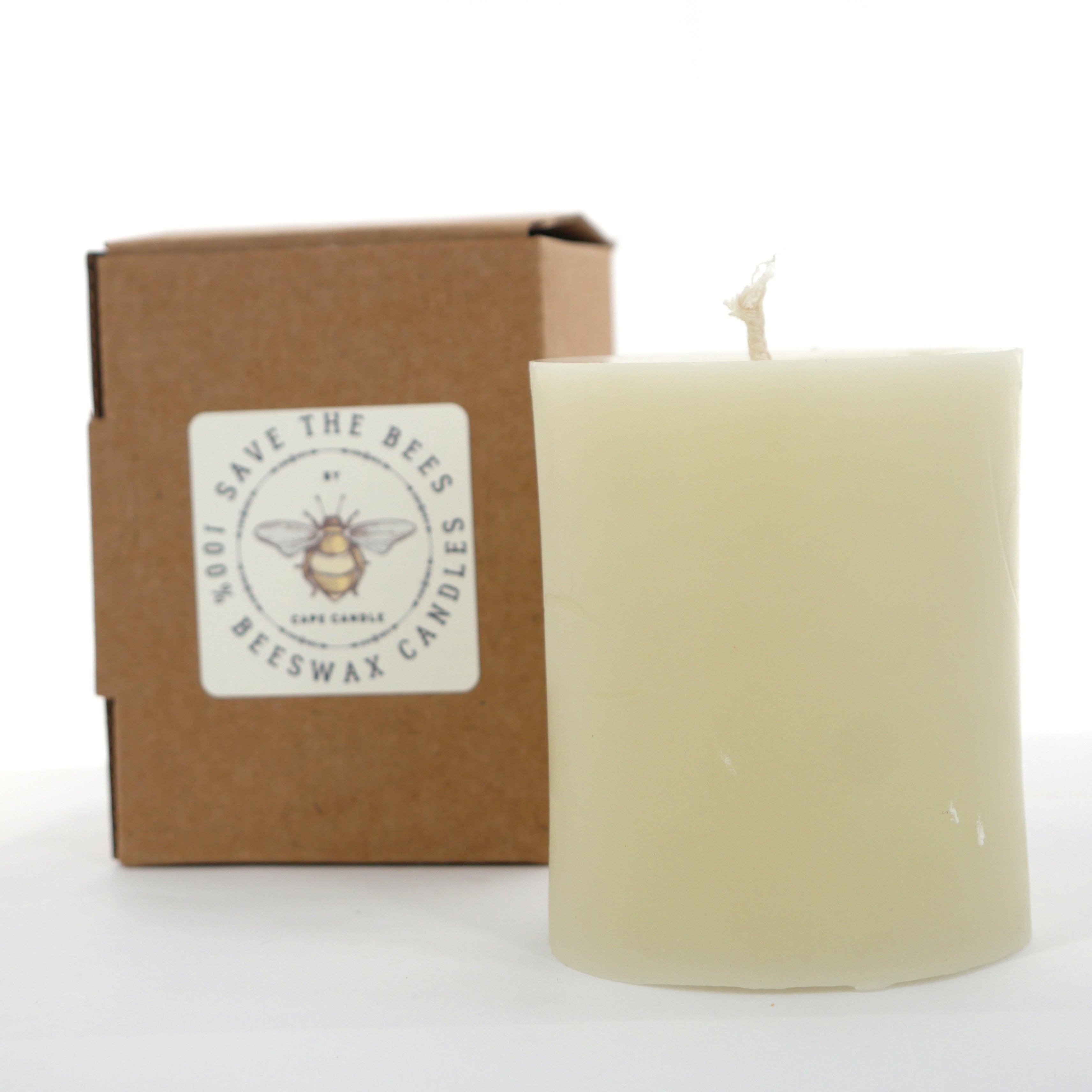 3x4 Ivory Pillar Candle + Reviews