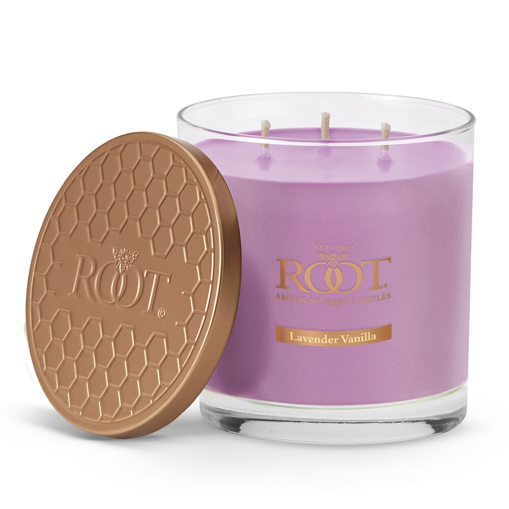 Lavender Vanilla Honeycomb 3-Wick Root Candle