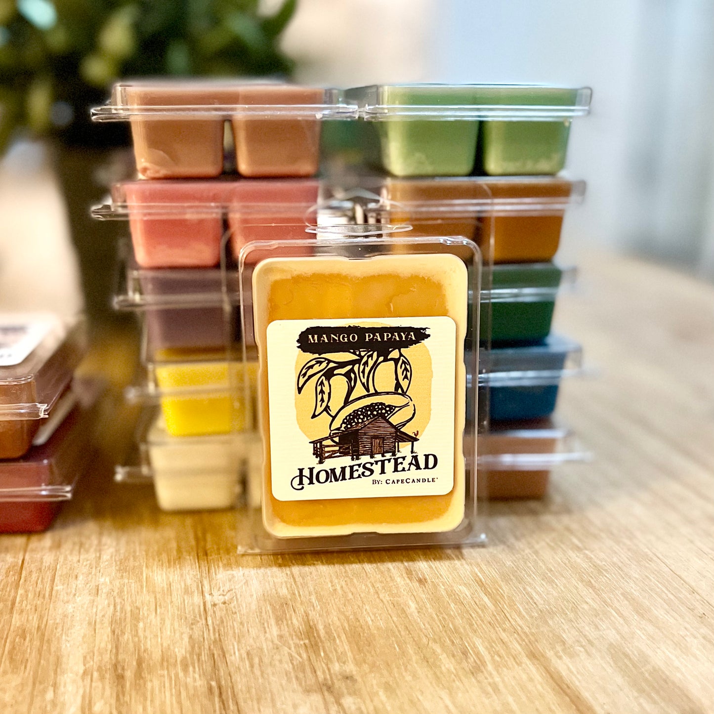 Mango Papaya 3.5oz Homestead Soy Wax Melts by Cape Candle