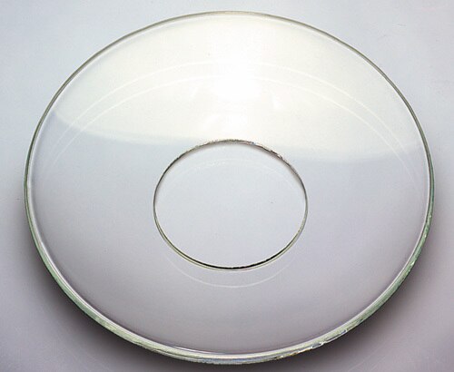 Bobeche - SET OF 2 Clear Plain Glass Large 4 Inch