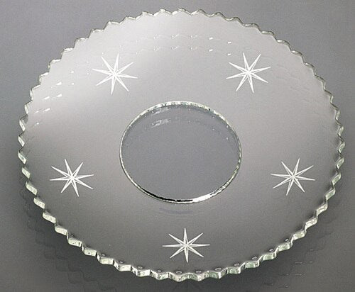 Bobeche - SET OF 2 Star Glass 2.75 Inch