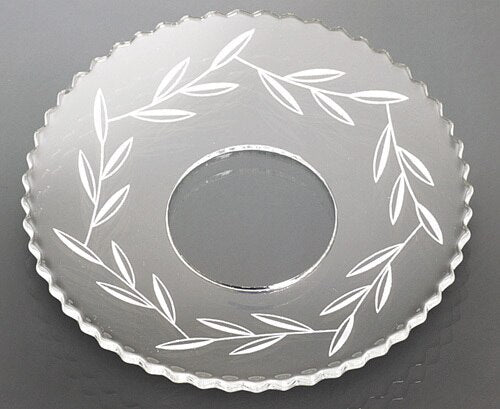 Bobeche - SET OF 2 Floral Ridge Glass 2.75 Inch