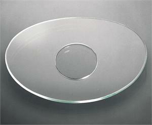 Bobeche - SET OF 2 Oval Clear Glass 2.75 Inch