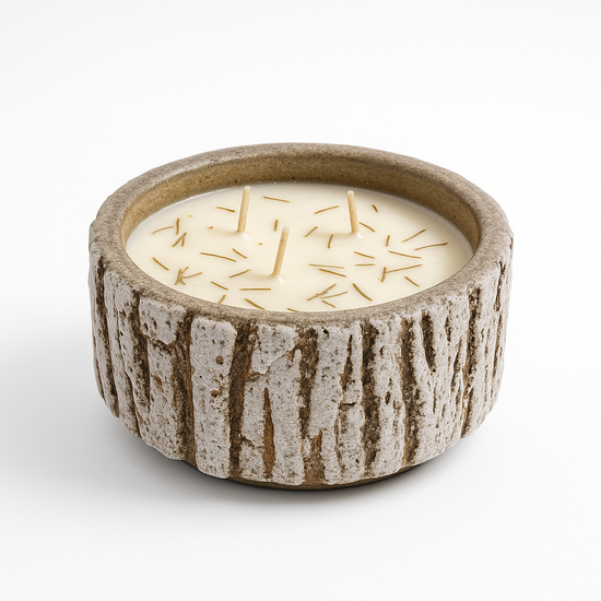 Wild Harvested Bayberry 13 oz White Woods 3-Wick Candle by Swan Creek Candle